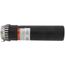 3" x 12" PolyPro Black UV Resistant Single Wall Straight Pipe w/ LB2