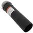 3" x 12" PolyPro Black UV Resistant Single Wall Straight Pipe w/ LB2
