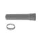 3" x 72" PolyPro Single Wall Straight Pipe w/ Locking Clamp