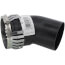 3" PolyPro 45° Black UV Resistant Elbow w/ LB2