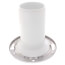 3" PVC Street Closet Flange w/ Stainless Steel Ring, 6" Long, Fits Into 3" Hub