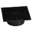 6" Square Grate (Black)
