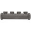 Manifold, Cast 4 NPT Port (2" x (4) 1" x 1-1/2")