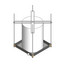 Ceiling Mount Suspended Platform (21-1/4" x 21-1/4)
