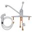 Classic 4-Hole Single Handle Kitchen Faucet w/ Spray (Chrome), 400LF-WF