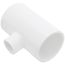 1-1/2" x 1-1/2" x 1/2" PVC Sch. 40 Reducing Tee
