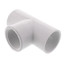 1-1/4" PVC Sch. 40 Threaded Tee (Socket x FIPT)