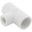 1/2" x 1/2" x 1/4" PVC Sch. 40 Threaded Tee (Socket x FIPT)
