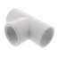 1-1/4" x 1" x 3/4" PVC Sch. 40 Threaded Tee (Socket x FIPT)