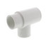 1-1/4" x 1" x 1" PVC Sch. 40 Threaded Tee (Socket x FIPT)