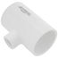 1-1/2" x 1-1/2" x 1/2" PVC Sch. 40 Threaded Tee (Socket x FIPT)