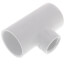 1-1/2" x 1-1/2" x 1" PVC Sch. 40 Threaded Tee (Socket x FIPT)