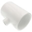 2-1/2" x 2-1/2" x 1/2" PVC Sch. 40 Threaded Tee (Socket x FIPT)