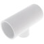 2-1/2" x 2-1/2" x 1-1/4" PVC Sch. 40 Threaded Tee (Socket x FIPT)