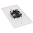 Telephone Wall Jack, 6P4C, Screw Terminals - White