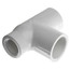 3/4" x 1/2" x 3/4" PVC Sch. 40 Threaded Tee (Socket x FIPT x Socket)