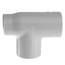 3/4" x 1/2" x 3/4" PVC Sch. 40 Threaded Tee (Socket x FIPT x Socket)