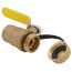 1/2" Female x Hose Full Port Ball Valve (Lead Free)