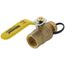 3/4" Female x Hose Full Port Ball Valve (Lead Free)