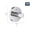 Essentials Robe Hook (StarLight Chrome)