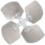 20" 4 Wing CW Fan Blade w/ Fixed Hub (33°)
