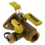 1" Threaded Isolator Flange with Drain