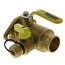 1-1/4" Threaded Isolator Flange with Drain