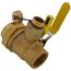 1-1/4" Threaded Pro-Pal Union Full Port Ball Valve w/ Hose Drain