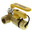 1/2" Threaded Pro-Pal Full Port Ball Valve w/ Hose Drain - Lead Free