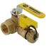 3/4" Pro-Pal Full Port Forged Brass Ball Valve w/ Hi-Flow Hose Drain & Reversible Handle
