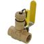 3/4" Pro-Pal Full Port Forged Brass Ball Valve w/ Hi-Flow Hose Drain & Reversible Handle
