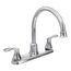 Cornerstone 2 Handle High Arc Kitchen Faucet, 40617 (Chrome)