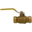1" Compression Full Port Brass Ball Valve (Lead Free)