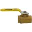 1" Threaded 3-Way Full Port Brass Ball Valve w/ L-Port