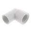 1/2" x 3/4" PVC Sch. 40 90° Elbow (Socket x FIPT)