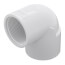 1-1/2" x 1-1/4" PVC Sch. 40 90° Elbow (Socket x FIPT)