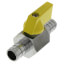 1/2" PEX Chrome Plated Mini Ball Valve