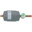 CSG-163-S 3/8" ODF Solder Liquid Line Filter Drier w/ Integrated Liquid & Moisture Indicating Sightglass (16 Cubic Inches)