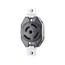 20/10A, 250V Flush Mounting Locking Receptacle, Industrial Grade