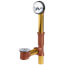 Bath Drain - Brass - Trip Lever - with Pre-adjustable Linkage