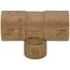 3/4" x 1/2" Bronze Scoop Tee