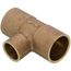 3/4" x 1/2" Bronze Scoop Tee