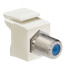 QuickPort Feedthrough F-Connector (Light Almond)