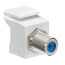 QuickPort Feedthrough F-Connector (White)