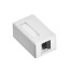 Surface-Mount 1-Port Plenum-Rated QuickPort Box (White)