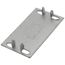 1-1/2" x 2-3/4" 16 Gauge Safety Plate (Pack of 100)