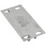 1-1/2" x 2-3/4" 16 Gauge Safety Plate (Pack of 100)