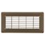 4" x 10" Floor Return Air Grille (Brown)