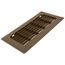 4" x 10" Floor Return Air Grille (Brown)