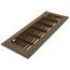 4" x 12" Floor Return Air Grille (Brown)